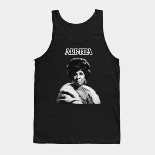 Aretha Franklin - Retro Soul Fan Design Tank Top